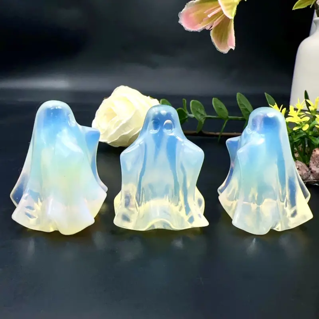 Opalite Ghost | Hand Carved Crystal Ghost