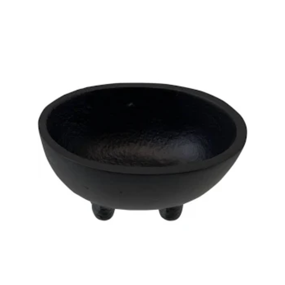 Cast Iron Incense Burner & Offering Bowl