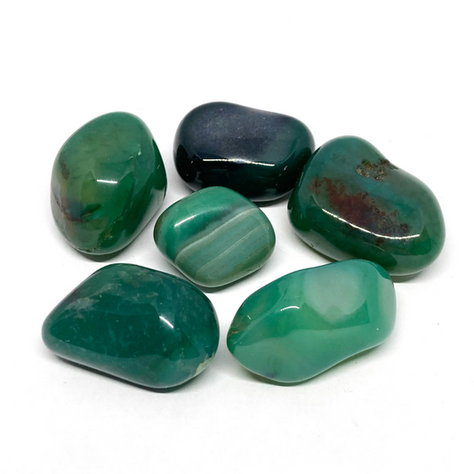 Green Agate (tumbled)