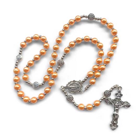 Golden Pearl Rosary