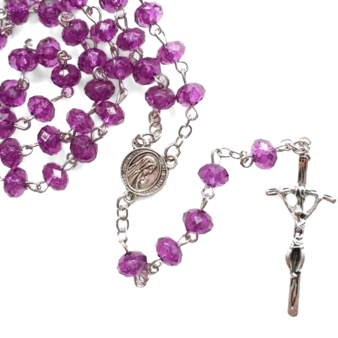 Amethyst Crystal Rosary