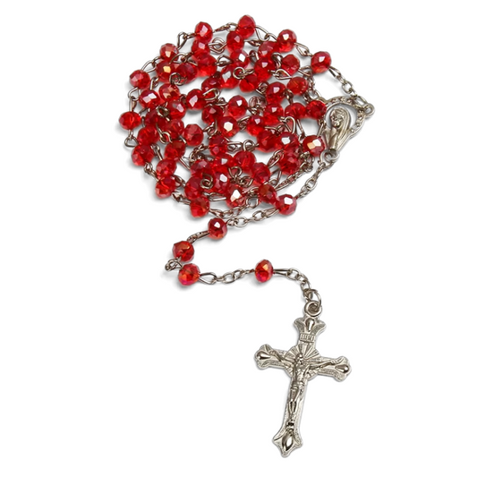 Red Crystal Rosary