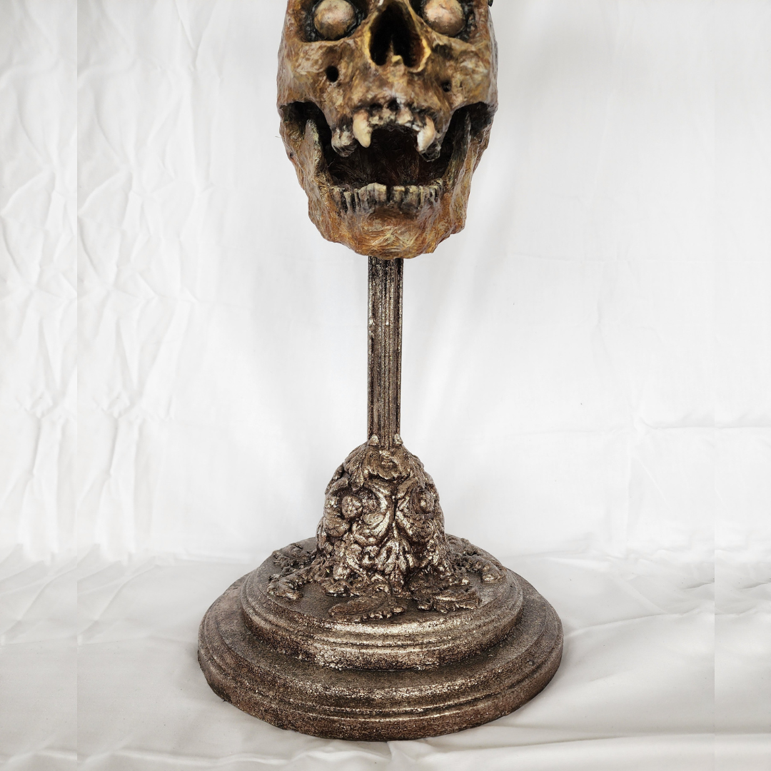 Nosferatu’s Crown – Skull Sculpture by Ricardo Pustanio
