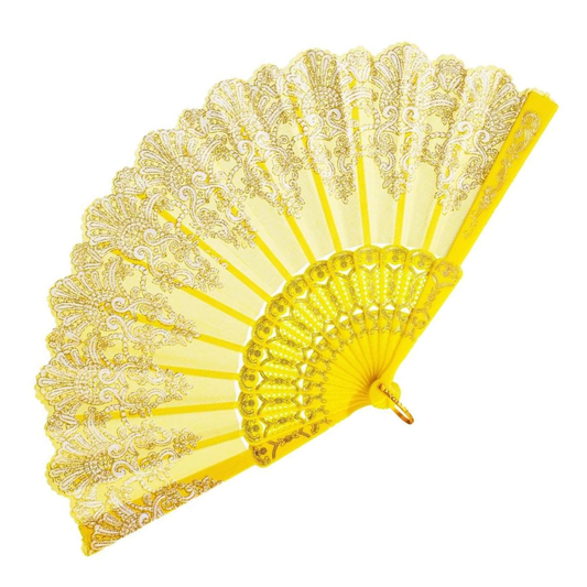 Golden Yellow Ritual Fan