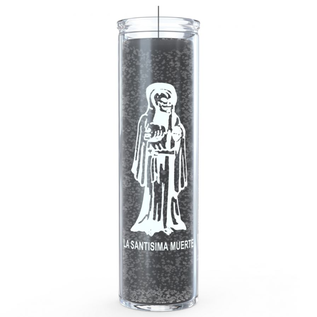 Santa Muerte (Holy Death) 7 Day Candle - Black