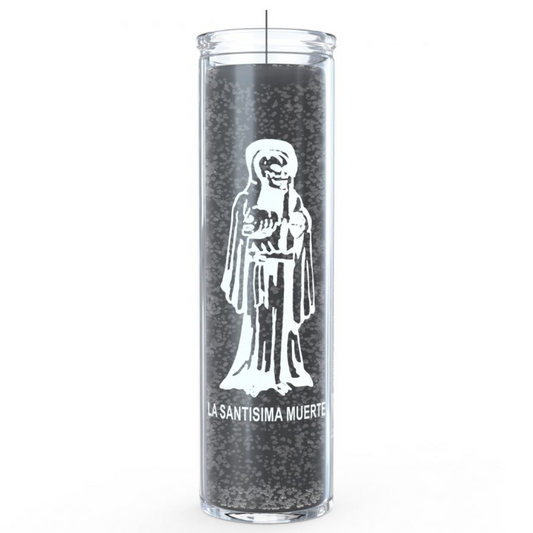 Santa Muerte (Holy Death) 7 Day Candle - Black