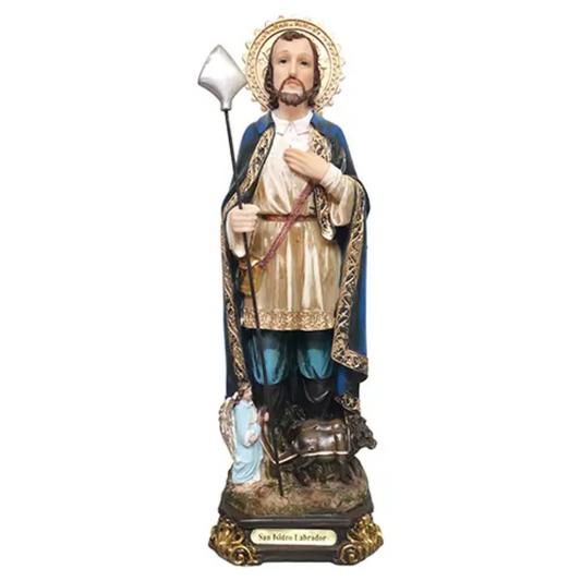 Saint Isadore Statue (12.5") San Isidro Labrodor Statue