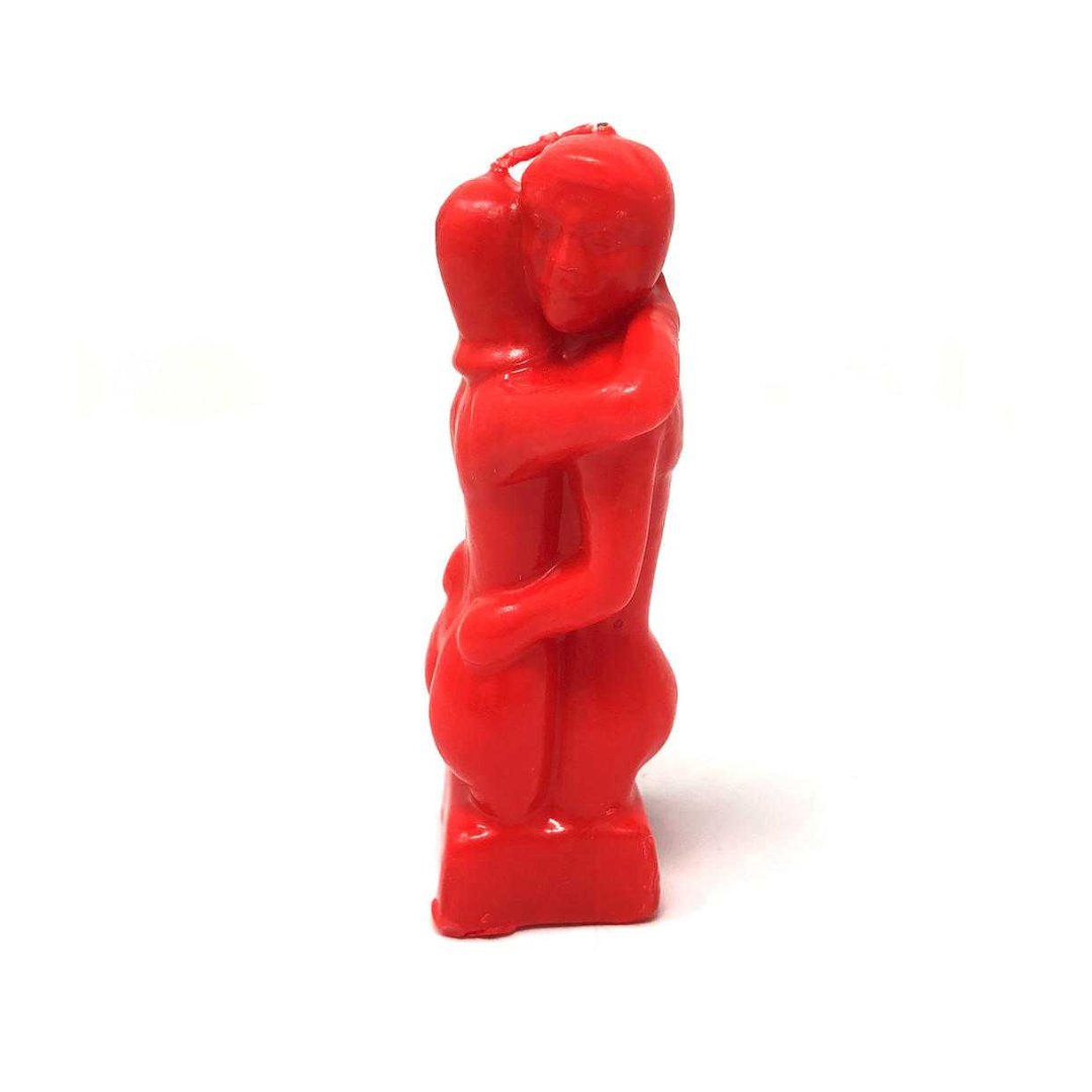 Erotic Couples Candle - Red