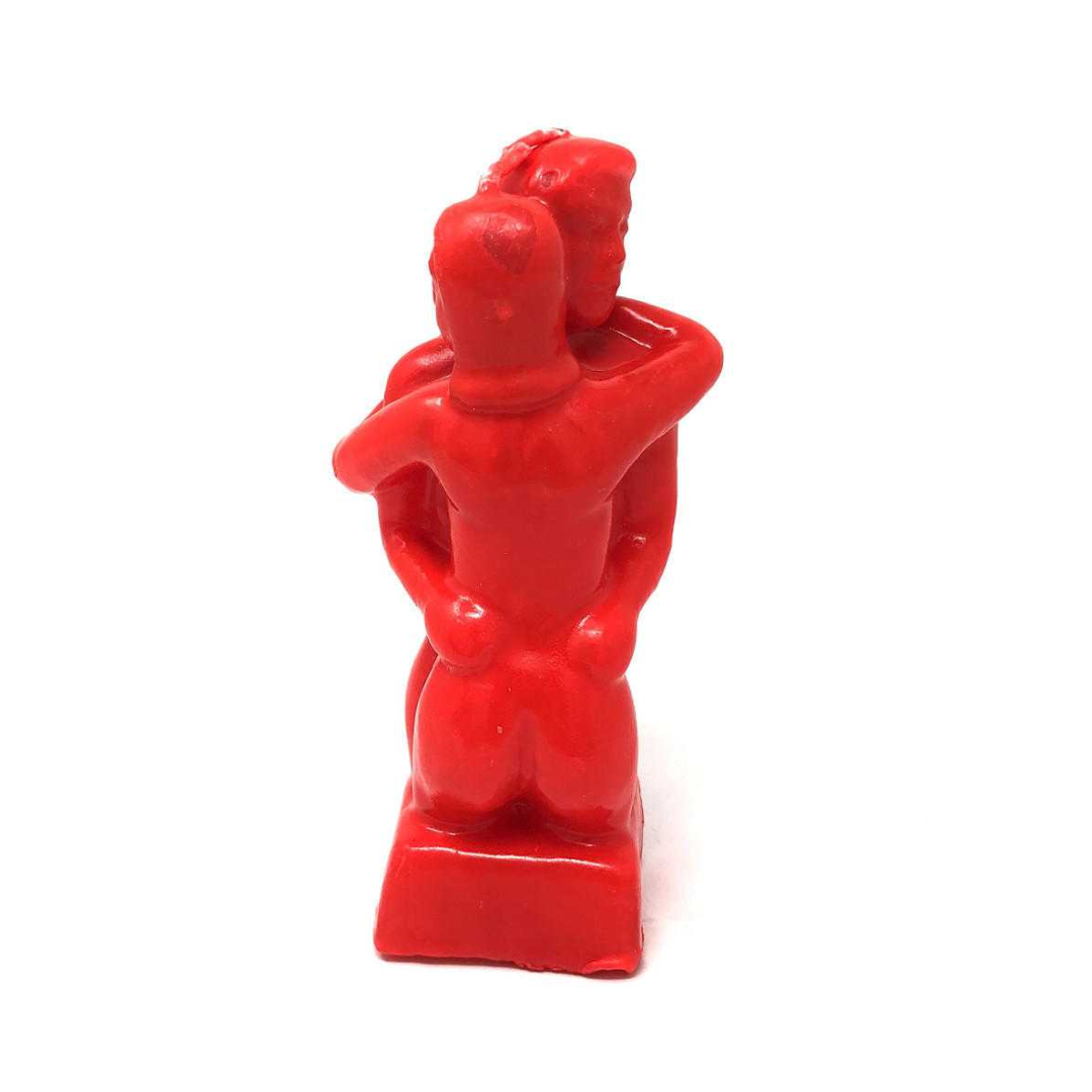 Erotic Couples Candle - Red