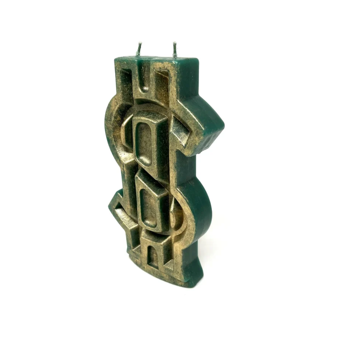 Dollar Figure Candle (X-Large)