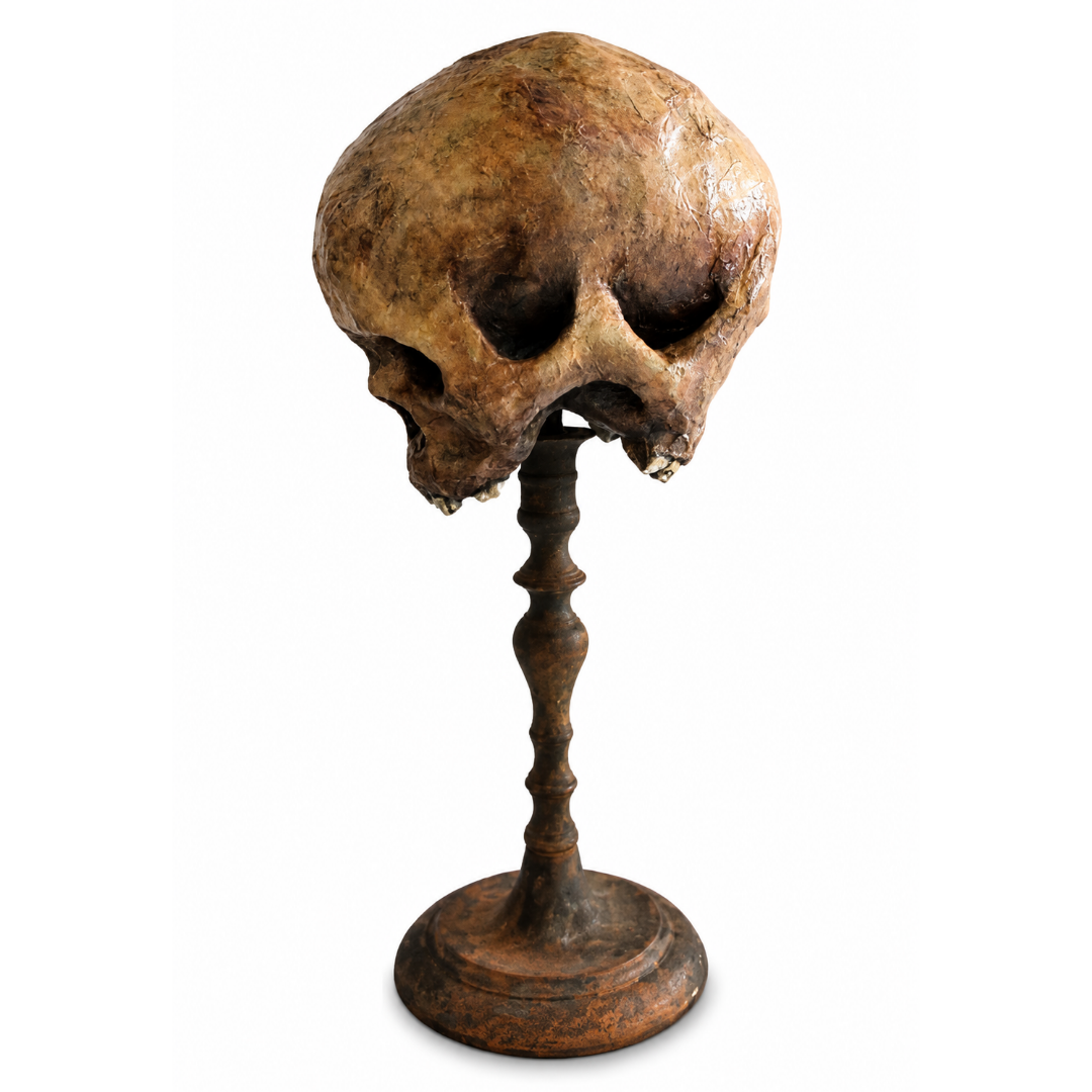 “Dos Caras” – The Two-Faced Skull by Ricardo Pustanio