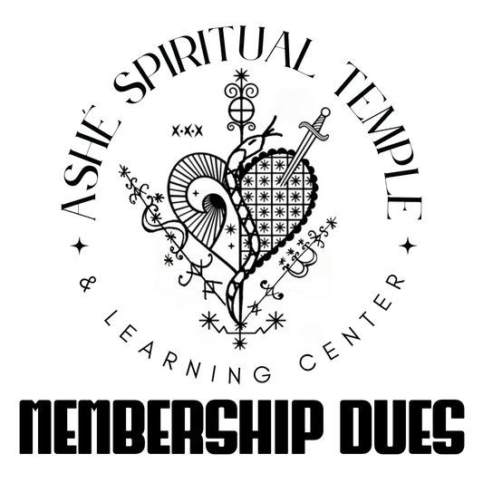 Ashé Spiritual Center Membership Dues