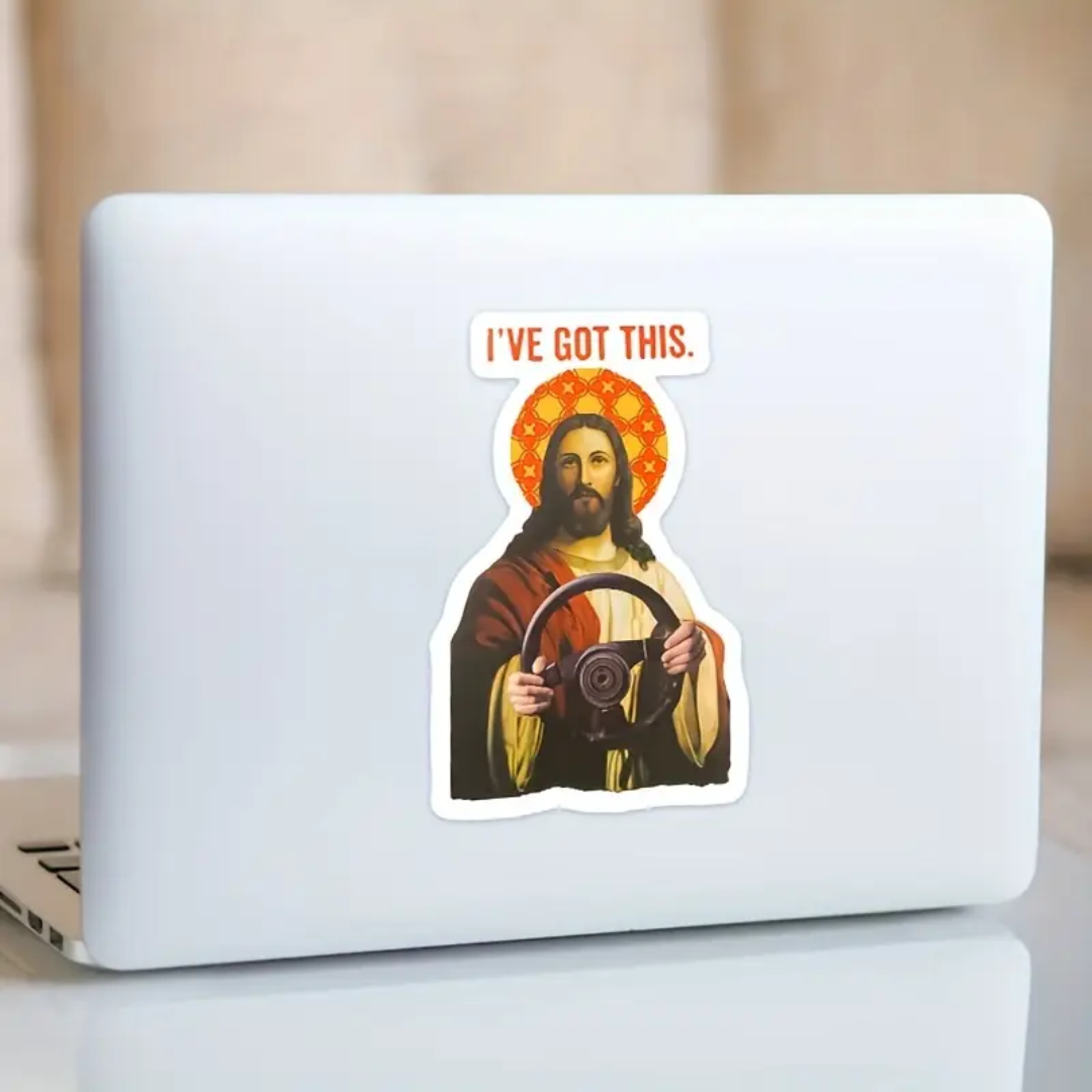 "Jesus Take the Wheel" Vinyl Sticker